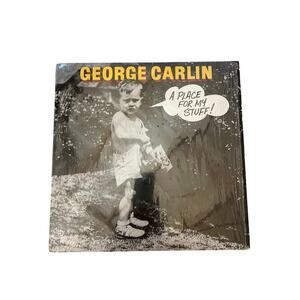 Vintage 1981 George Carlin " A place for my stuff! " Vinyl Record.